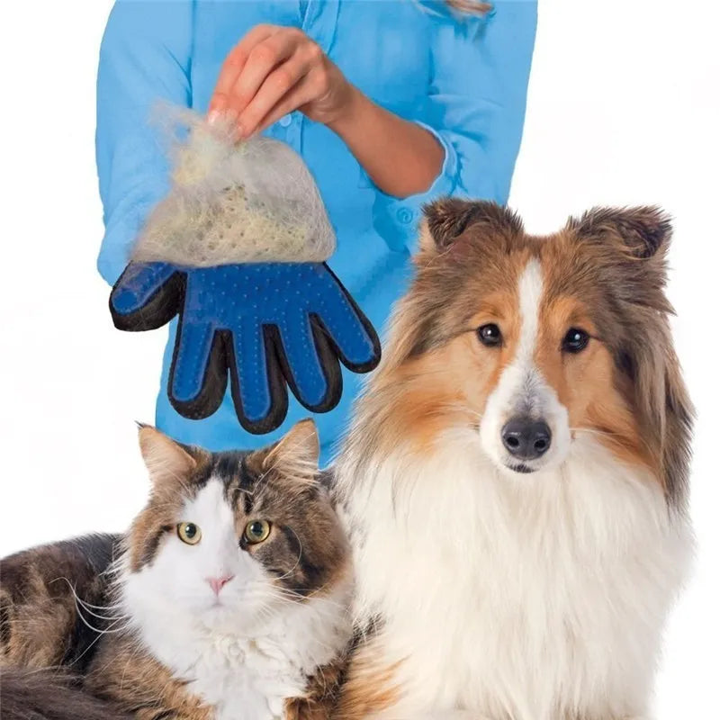 Guantes de aseo para perros y gatos, cepillo y peine para perros, cepillo para quitar el pelo de la mascota, guantes para el pelo de tu mascota