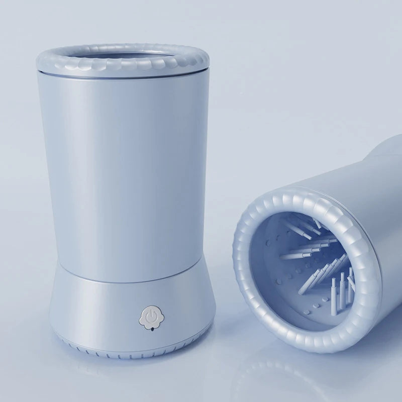 Lava patas eléctrico para mascotas, limpiador de patas para perros.